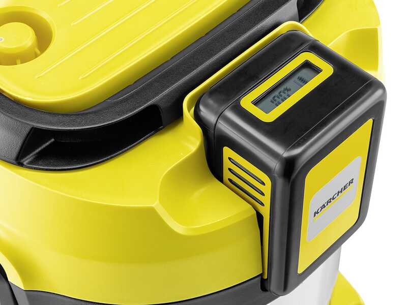 Karcher WD 3-18 S V-17/20 Battery Set - Aspirador de bater&iacute;a - Bid&oacute;n de acero inoxidable - 17 litros