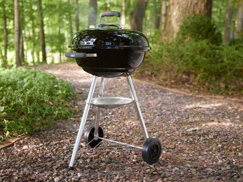 Weber Compact Kettle 47 1502054 - Barbacoa de carb&oacute;n - Di&aacute;metro de la parrilla 47 cm