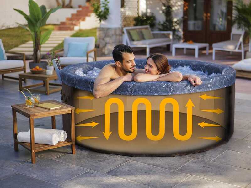 Bestway Lay-Z-Spa Toronto AirJet 6001W - &Oslash;190x70 cm - Piscina de hidromasaje spa