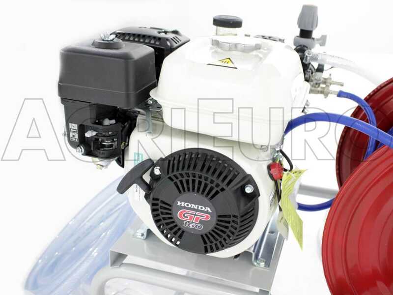 Motobomba fumigadora con carro - Bomba Comet APS41 - motor Honda GP160