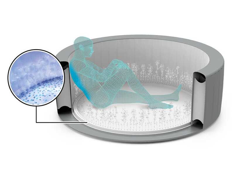 Bestway Lay-Z-Spa Ibiza AirJet 6002U - &Oslash;180x66 cm - Piscina de hidromasaje spa para 4-6 personas