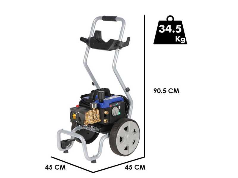 Annovi &amp; Reverberi AR 630K - Hidrolimpiadora con carro profesional - 150 bar m&aacute;x - 600 L/h