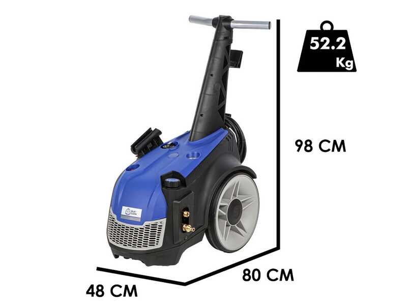 Annovi &amp; Reverberi Blue Clean 930 - Hidrolimpiadora profesional de agua fr&iacute;a - Monof&aacute;sica - 150 bar - 630 L/h