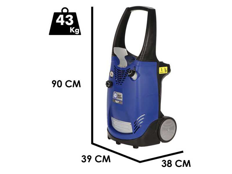 Annovi &amp; Reverberi - Blue Clean 787 - Hidrolimpiadora de agua fr&iacute;a - 180 bar - 900 l/h