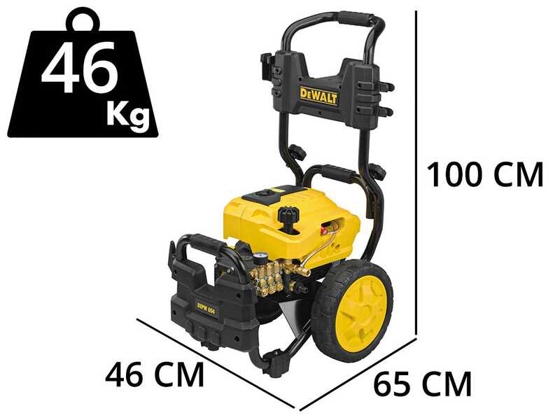 DeWalt DXPW 005E - Hidrolimpiadora trif&aacute;sica profesional - 200 bar - 810 L/h