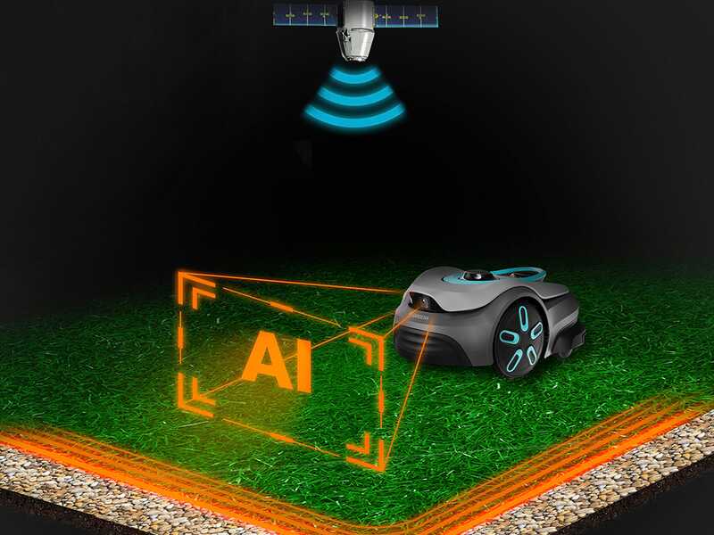 Gardena Smart SILENO Sense 400 - Robot cortac&eacute;sped - Gesti&oacute;n con Gardena Smart App - Sin instalaci&oacute;n