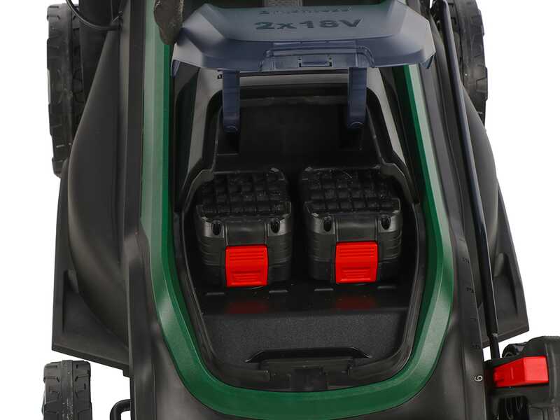 Bosch Rotak18V2-38 - Cortac&eacute;sped de bater&iacute;a - 2X18V/4Ah - Corte de 38 cm