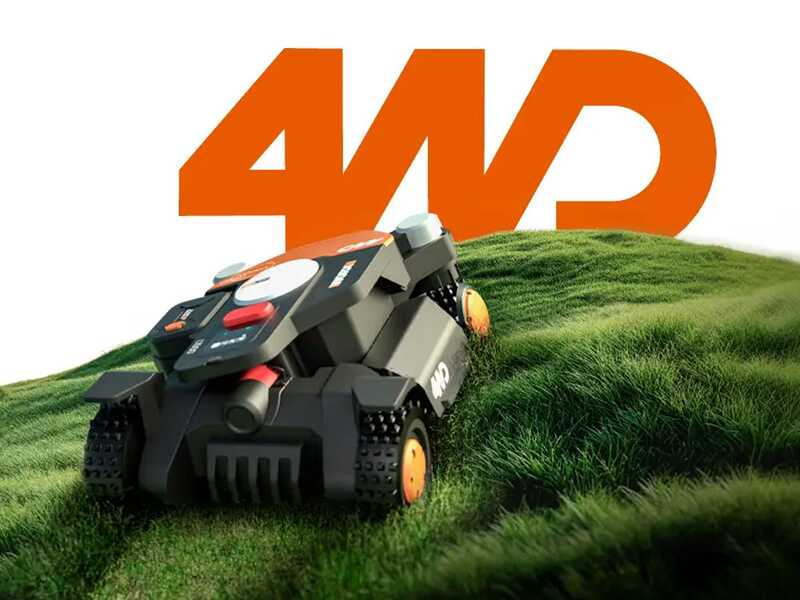 Worx Landroid Vision Cloud WR341E - Robot cortac&eacute;sped 4WD - Sin instalaci&oacute;n