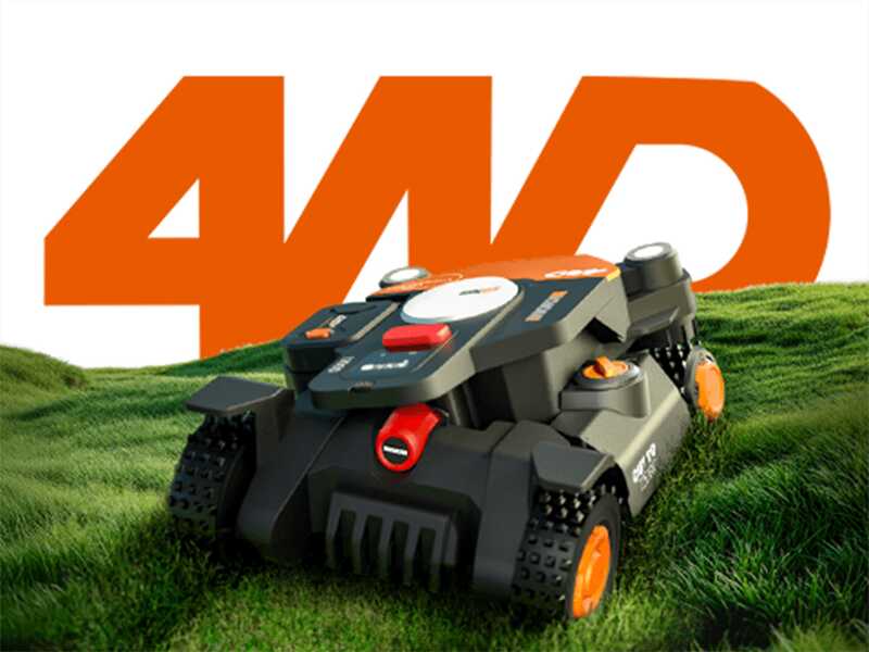 Worx Landroid Vision Cloud WR344E - Robot cortac&eacute;sped 4WD - Sin instalaci&oacute;n