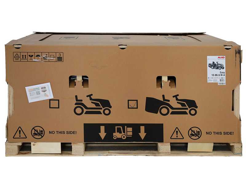 AL-KO Easy 13-86.6 HD-A - Tractor cortac&eacute;sped - Cambio mec&aacute;nico - Recogedor