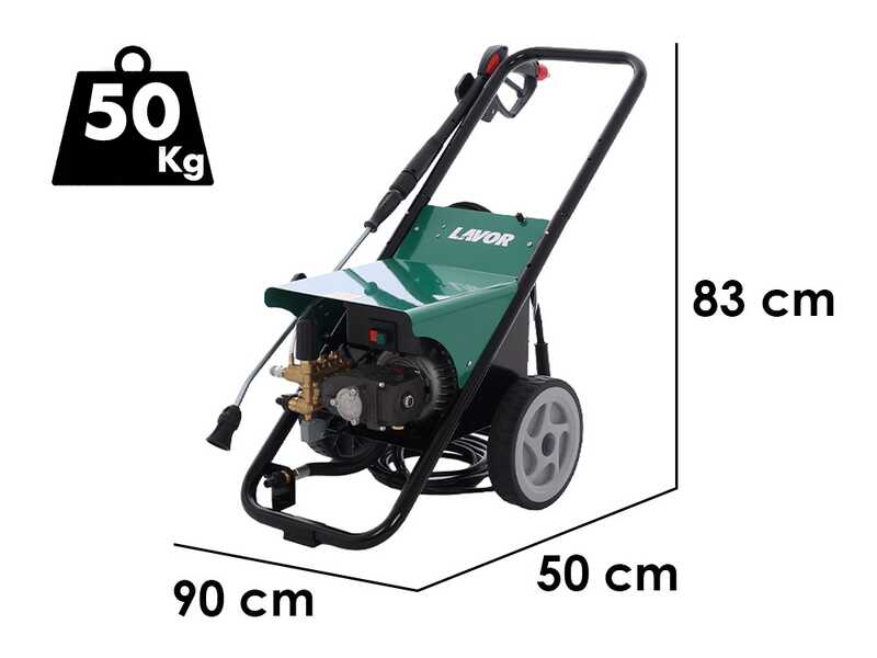 Lavor Donec R 2015 LP - Hidrolimpiadora profesional de agua fr&iacute;a - 230 bar m&aacute;x. - 900 L/h - Bomba profesional de 1450 rpm