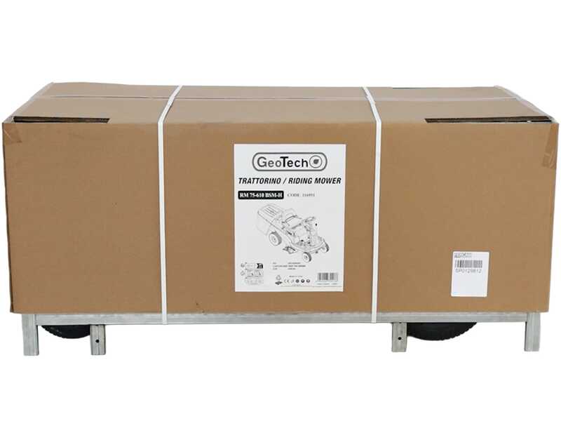 Geotech RM 75-610 BSM-H - Tractor cortac&eacute;sped mini-rider con cambio hidrost&aacute;tico - Motor de 224 cc