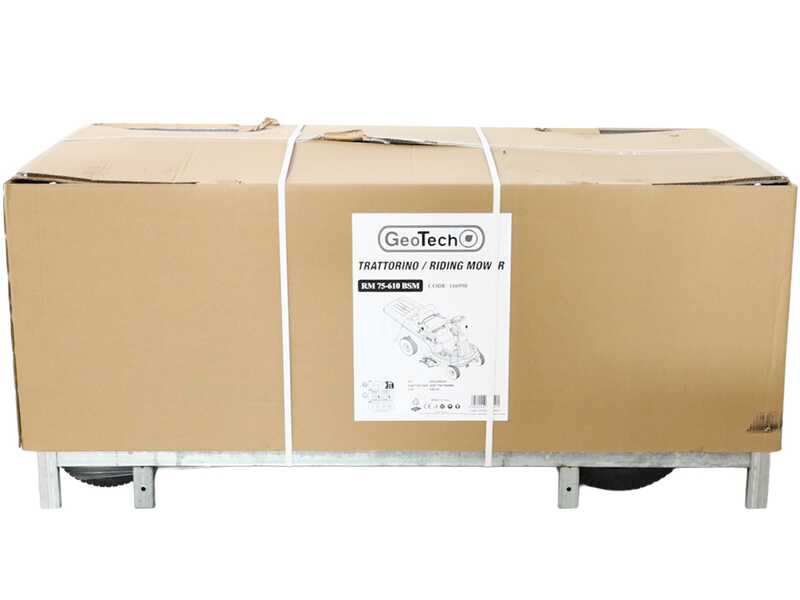Geotech RM 75-610 BSM - Tractor cortac&eacute;sped mini-rider con cambio mec&aacute;nico - Motor de 224 cc