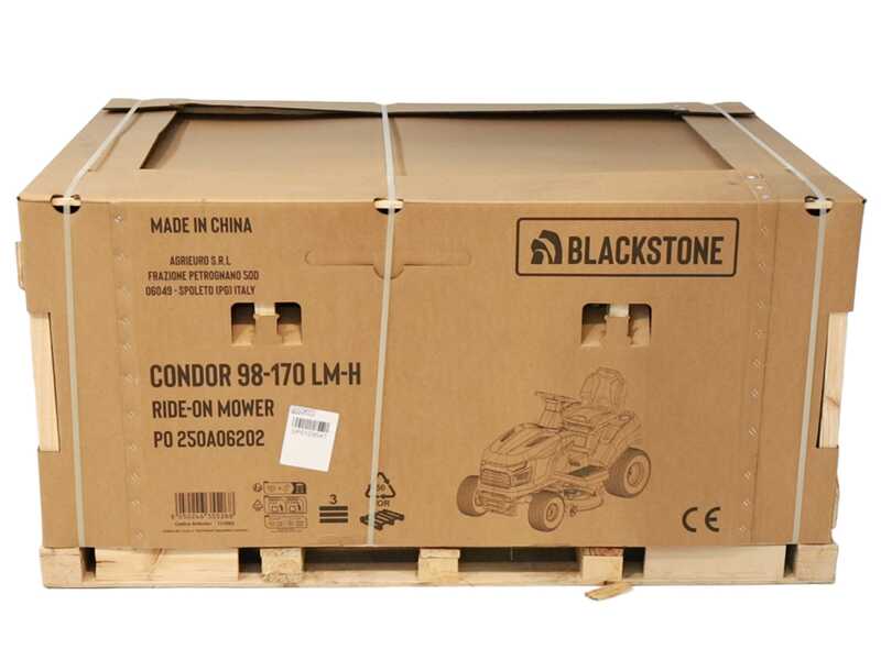 Blackstone CONDOR 98-170 LM-H - Tractor cortac&eacute;sped con cambio hidr&aacute;ulico - Salida lateral - Mulching