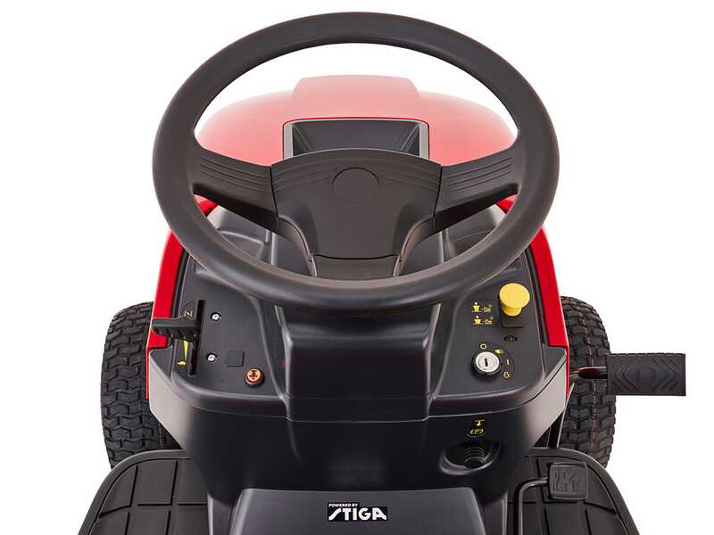 A 98 HD - Tractor cortac&eacute;sped - Cambio hidrost&aacute;tico - Recogedor - Mulching