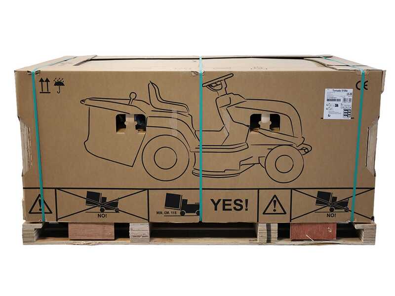 Stiga Tornado 398e - Kit Tractor cortac&eacute;sped con 2 m&oacute;dulos bater&iacute;a ePower Pro 56V/40Ah - Salida lateral y mulching