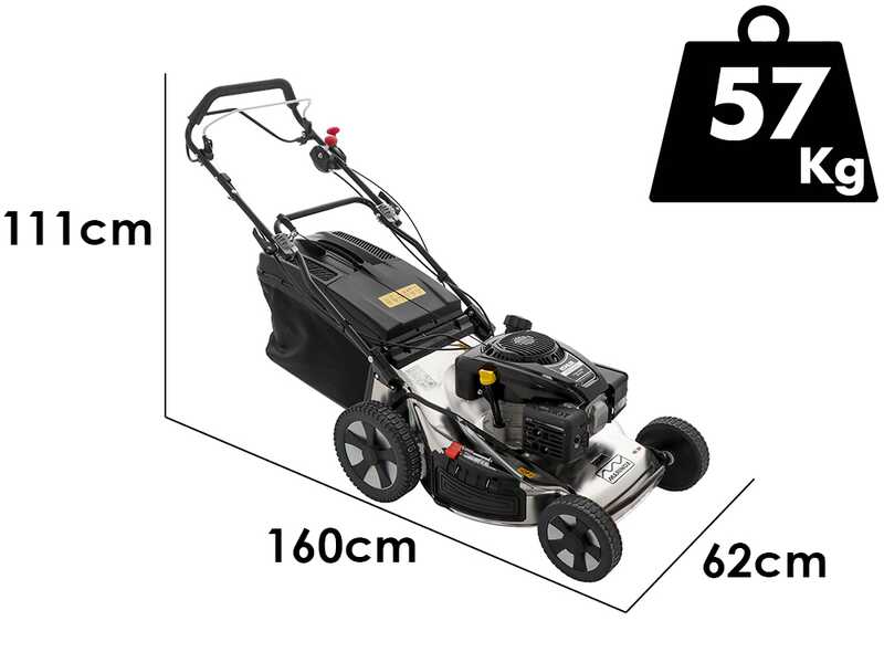 Marina Systems MX 57 SK 3V - Cortac&eacute;sped de gasolina autopropulsado - Motor Kohler HD775