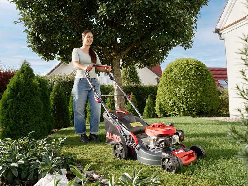 Al-Ko Easy 4.16 P-D - Cortac&eacute;sped de gasolina - 3 en 1 - Motor AL-KO Tech 3000 de 79,8 cc
