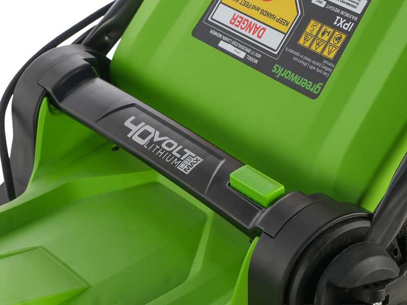 Greenworks LM4104 - Cortac&eacute;sped de bater&iacute;a 40 V - BATER&Iacute;A Y CARGADOR NO EST&Aacute;N INCLUIDOS