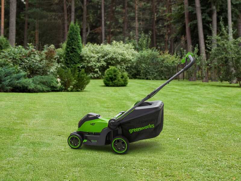 Greenworks LM4104 - Cortac&eacute;sped de bater&iacute;a 40 V - BATER&Iacute;A Y CARGADOR NO EST&Aacute;N INCLUIDOS