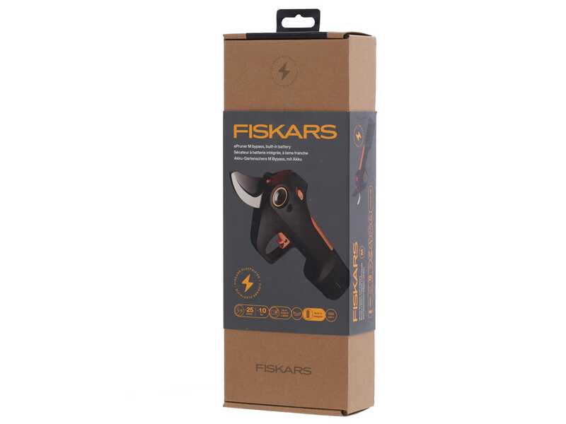 Fiskars ePruner L Bypass - Tijeras el&eacute;ctricas de poda - BATER&Iacute;A Y CARGADOR NO EST&Aacute;N INCLUIDOS