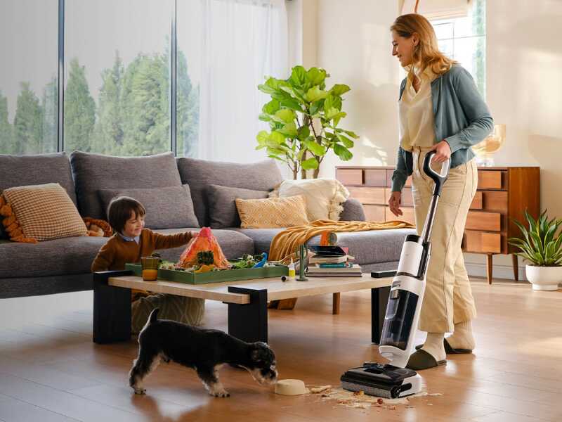Tineco Floor One S5 Stretch Extreme - Fregadora de bater&iacute;a smart - 3 en 1: lava, seca y aspira