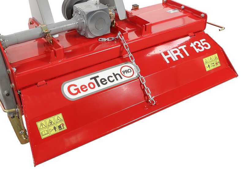 GeoTech Pro HRT-135 - Rotovator para tractor serie media - Enganche fijo