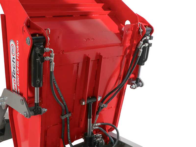 GeoTech Pro GeoPorter 650 DHS Hydro - Carretilla de orugas con caj&oacute;n dumper de 650 kg y pala - Cambio hidrost&aacute;tico