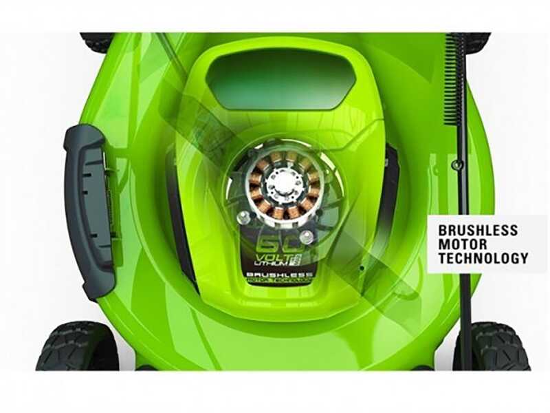 Greenworks GD60LM46SP - Cortac&eacute;sped de bater&iacute;a autopropulsado 60V 2Ah - Corte de 46 cm - &iexcl;Starter kit 60V 2Ah gratis!