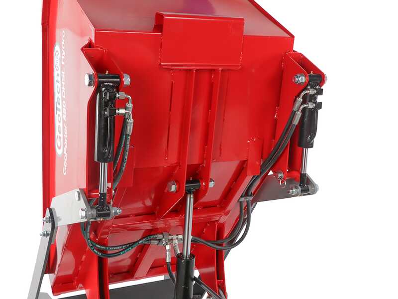 GeoTech Pro GeoPorter 580 DHSL Hydro - Carretilla con caj&oacute;n elevable tipo pant&oacute;grafo - Cambio hidrost&aacute;tico