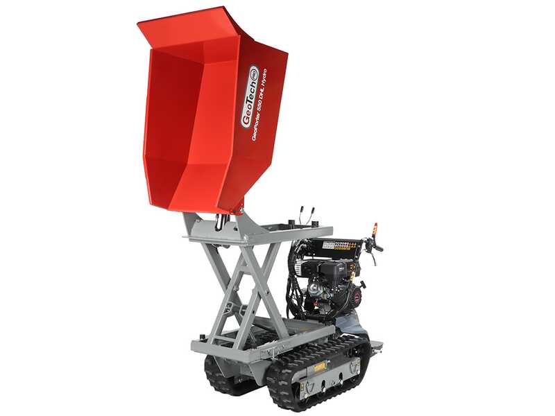 GeoTech-Pro GeoPorter 550 DHL Hydro - Carretilla con caj&oacute;n elevable tipo pant&oacute;grafo