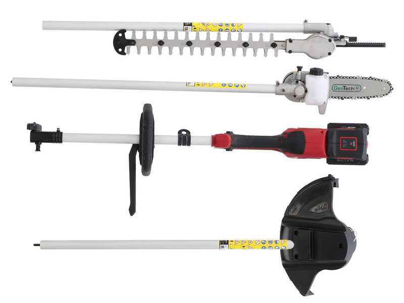 GeoTech X-Line MT-40V - Desbrozadora multifunci&oacute;n a bater&iacute;a - 40 V - BATER&Iacute;A Y CARGADOR NO EST&Aacute;N INCLUIDOS