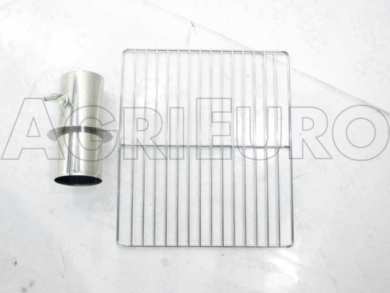 Horno de le&ntilde;a de empotrar Nuovo Minimus 50 Mini Inc en acero - 2 pisos
