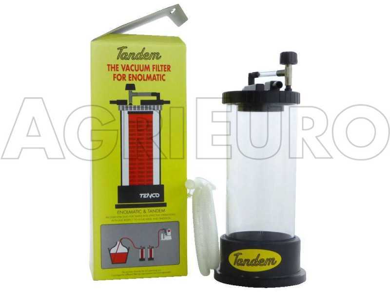 Portafiltro Tandem para filtrar y embotellar aceite, para llenadora Enolmatic