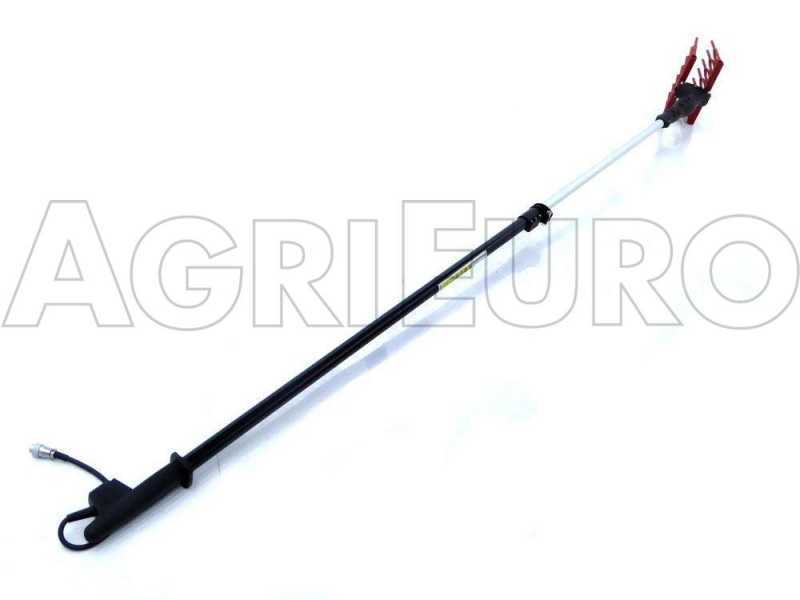 GeoTech Olive Picker 400 EVO - Vareador de aceitunas el&eacute;ctrico de bater&iacute;a de 190-280 cm - p&eacute;rtiga telesc&oacute;pica 