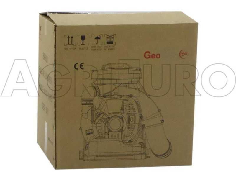 Soplador de mezcla de mochila GeoTech Pro BBP 500 con respaldo acolchado