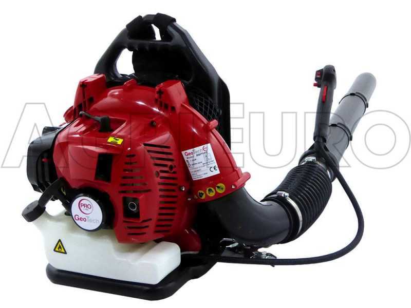 Soplador de mezcla de mochila GeoTech Pro BBP 500 con respaldo acolchado