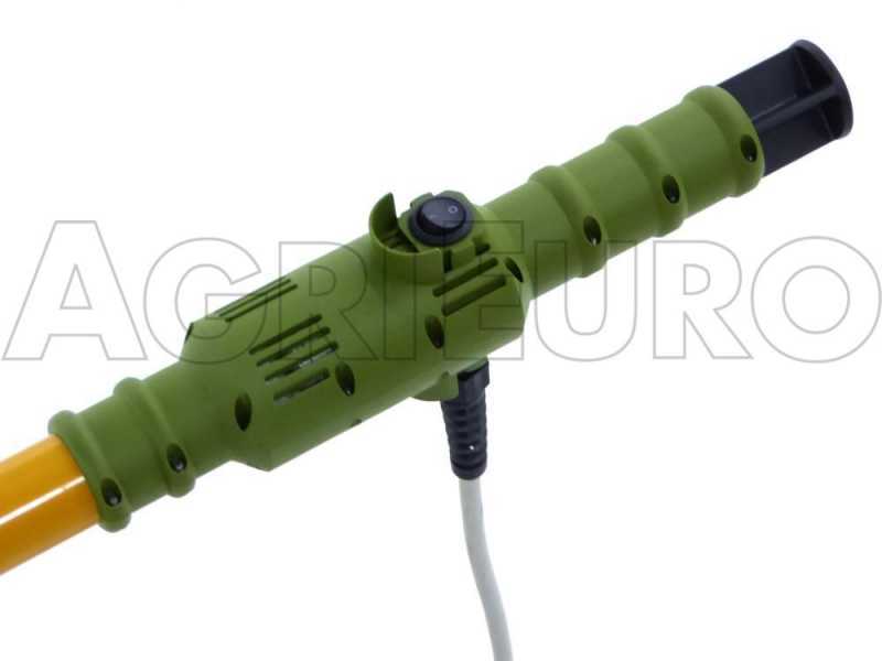 Oliviero Synthesis - Vareador de aceitunas el&eacute;ctrico de bater&iacute;a de 180 cm con p&eacute;rtiga fija en aluminio 