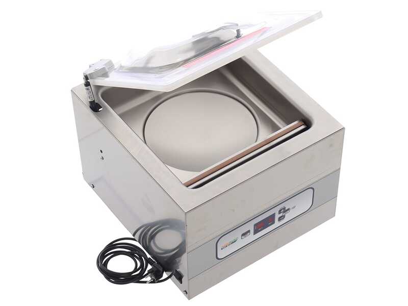 Envasadora al vac&iacute;o de campana Euro 3500 Inox - Barra de soldadura de 35 cm