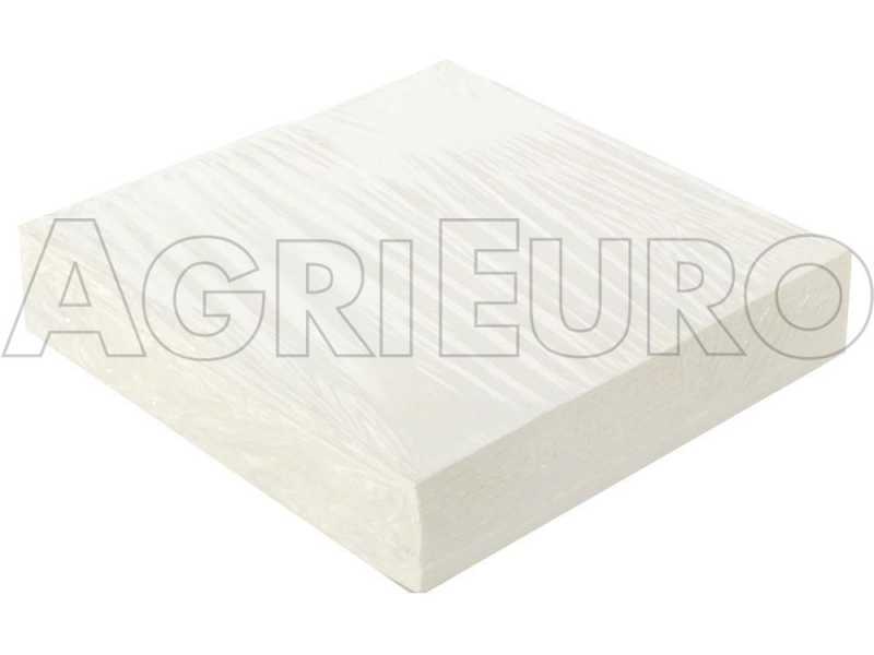 25 cartones filtrantes AgriEuro 40x40 cm sin agujeros para filtro para vino - Tipo 12