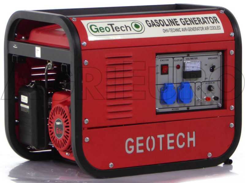 GeoTech GGSA3000 - Generador de corriente con AVR 2.7 kW - Continua 2.5 kW Monof&aacute;sica