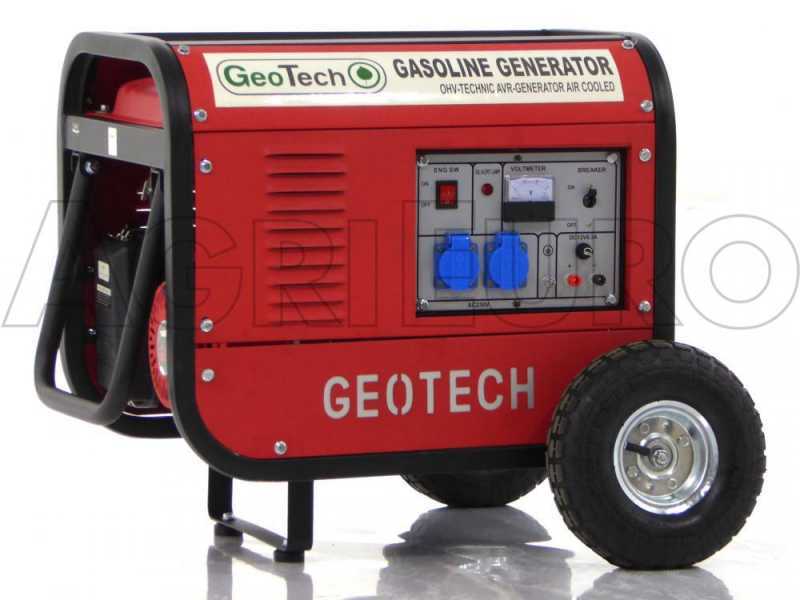 GeoTech GGSA3000 - Generador de corriente con ruedas y AVR 2.7 kW - Continua 2.5 kW Monof&aacute;sica