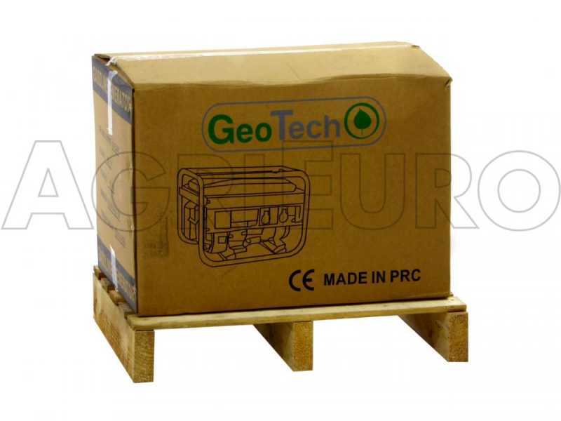 GeoTech GGSA3000ES - Generador de corriente con rueras y AVR. arranque el&eacute;ctrico 2.7 kW - Continua 2.5 kW Monof&aacute;sica