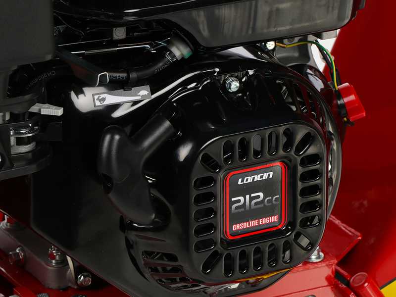 GeoTech-Pro PCS70L - Biotrituradora de gasolina profesional - Motor Loncin 7 HP