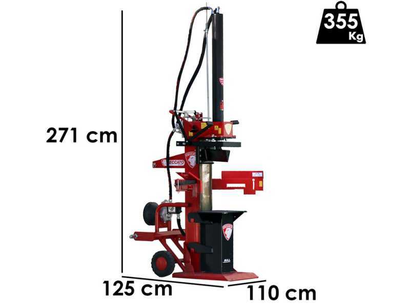 Ceccato BULL SPLT16 - Rajadora de le&ntilde;a para tractor - Vertical