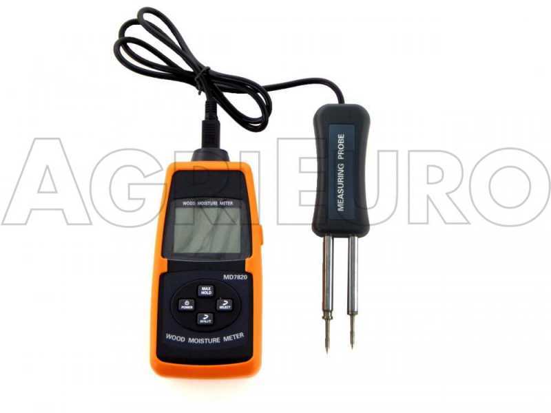 Medidor de humedad profesional MD 7820 - mide la humedad y la temperatura de la madera