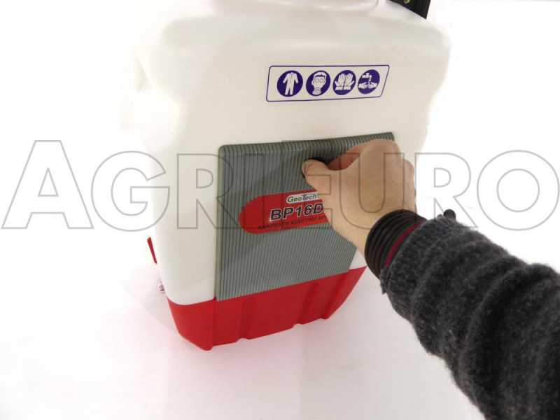 GeoTech BP16DH - Pulverizador de mochila a bater&iacute;a - 16L