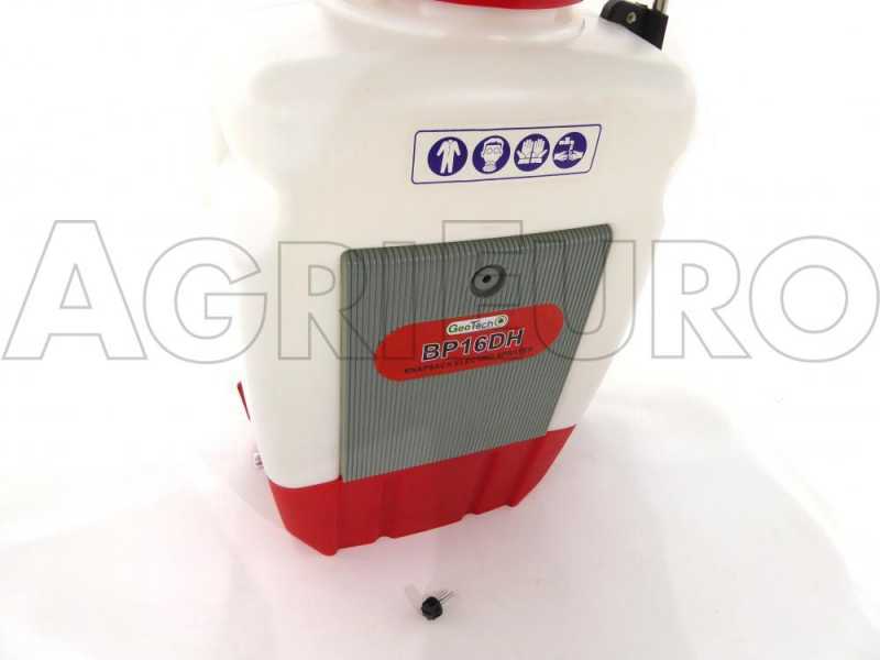 Pulverizador de mochila a batería geotech bp16dh 16 litros store