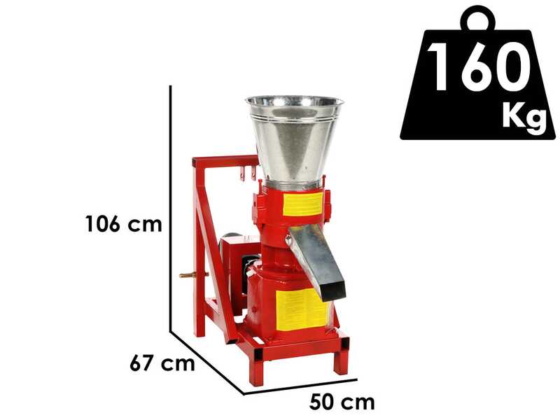 GeoTech TWPM200 - Peletizadora por tractor - Para hacer pellets de calefacci&oacute;n