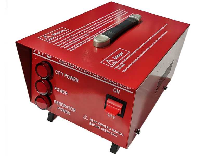 GeoTech-Pro DGP8000SE-3 - Generador de corriente di&eacute;sel silencioso con ruedas y AVR 6 kW - Continua 5.5 kW Trif&aacute;sica + ATS